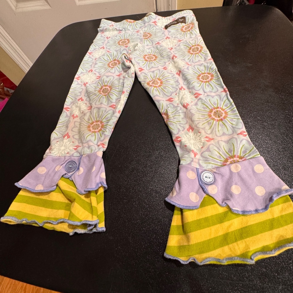 Matilda Jane Pastel Floral Pants size 6